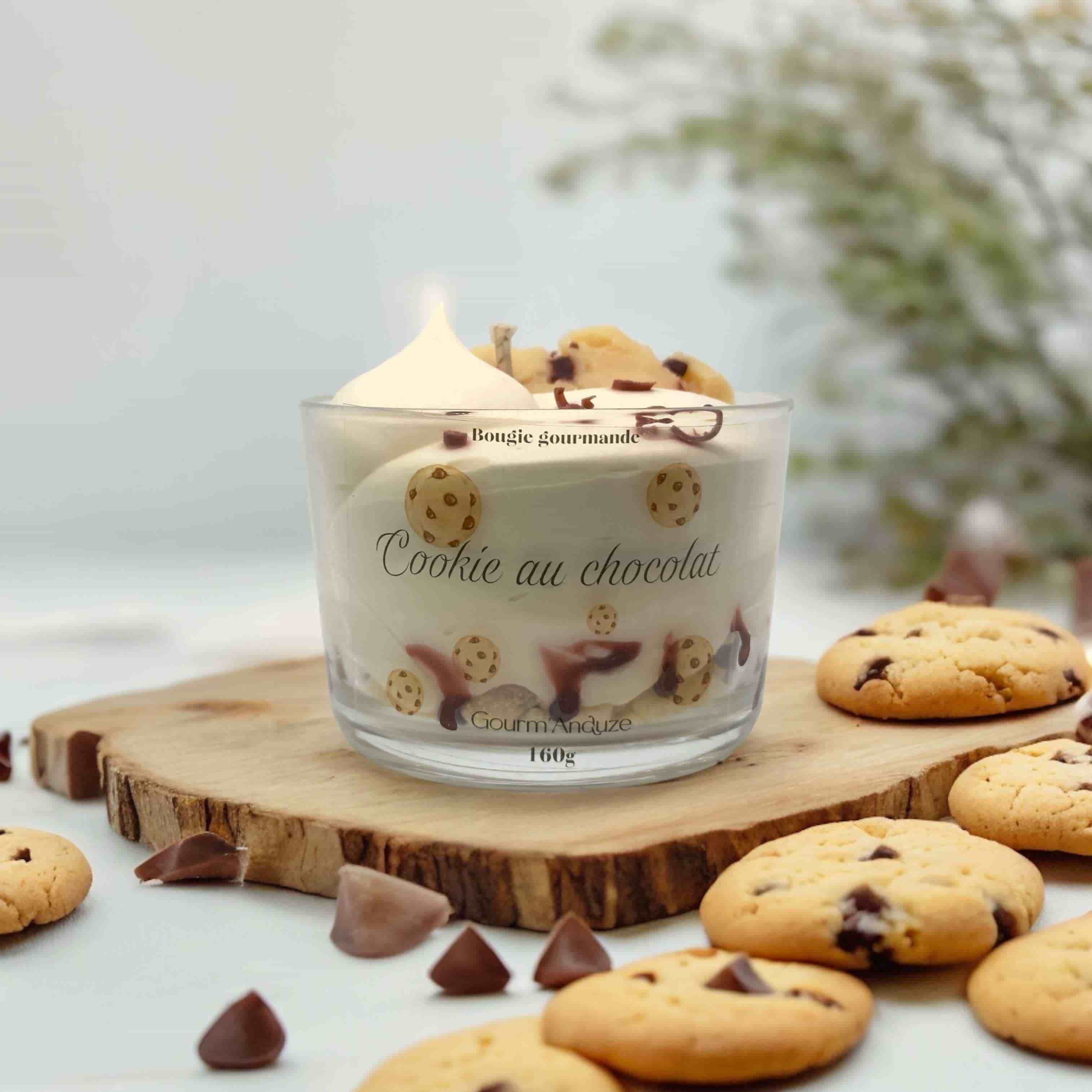 Bougie Cookies au chocolat